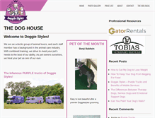 Tablet Screenshot of doggiestyles.org